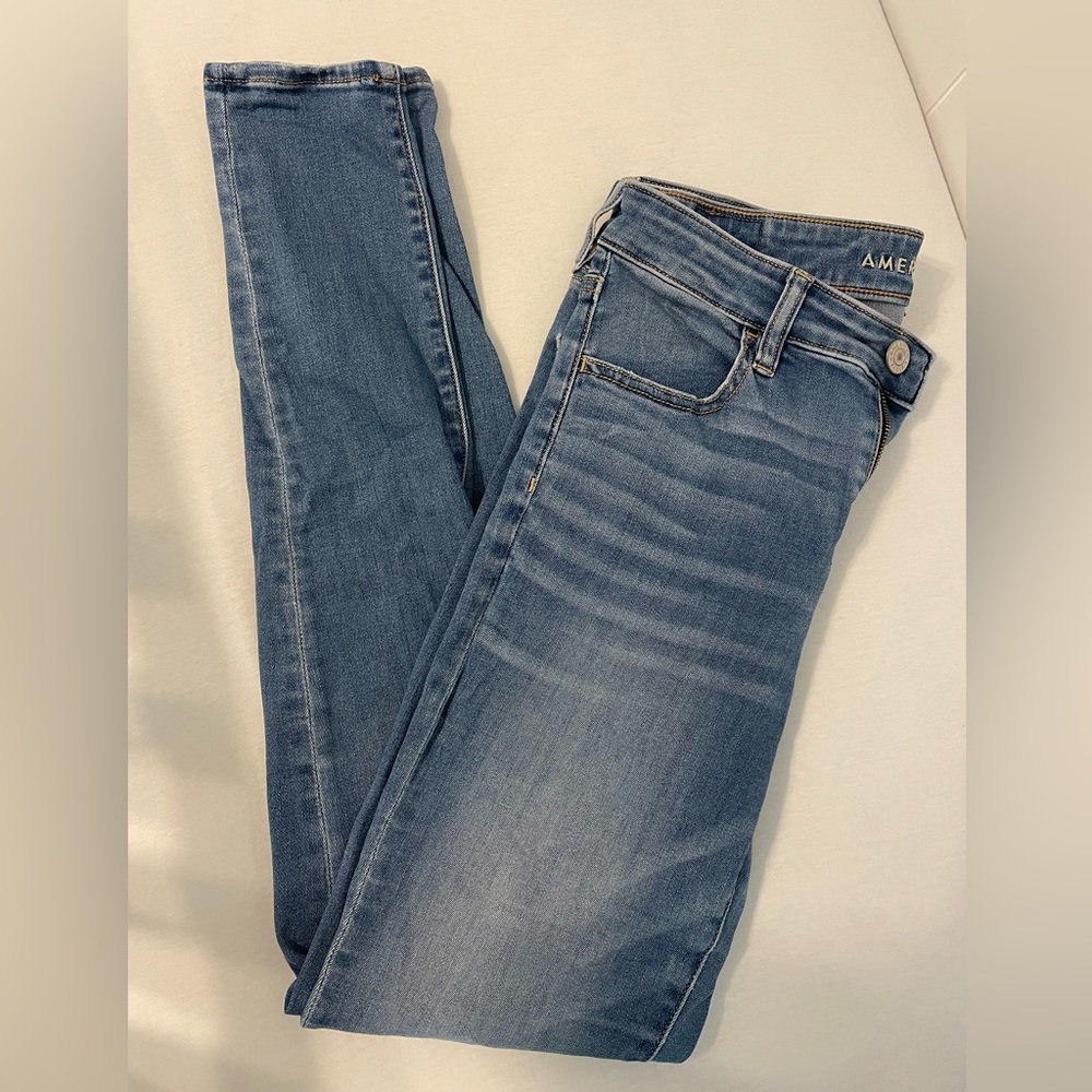 American Eagle Size 8 X-Long High Waisted Jeggings
